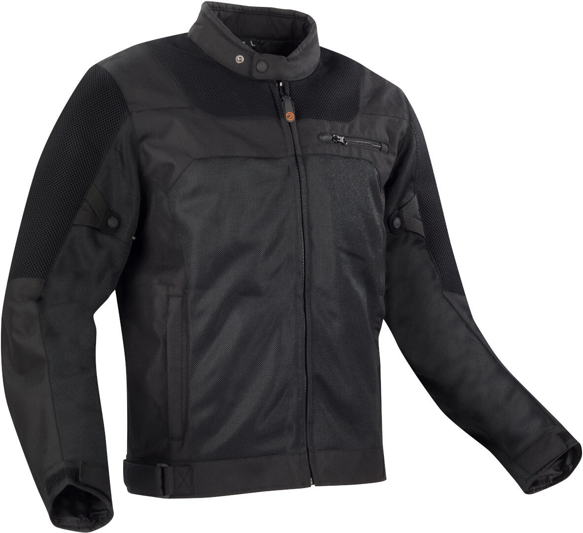 Bering Malibu Motorfiets textiel jas, zwart, M