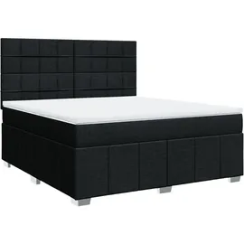 vidaXL Boxspringbett 180 x 200 cm Schwarz