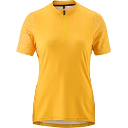 Gonso Adventure Jersey Halfzip W Frauen Damen Kurzarm-Radshirt mit 1/2-Zip - 48 - glowing gold