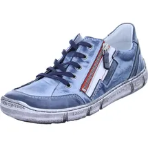 Krisbut Halbschuhe Herren Glattleder BlauGröße:45 - Blau