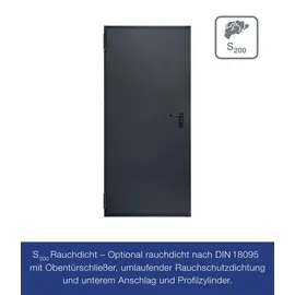 Hörmann H8-5 links 100 x 200 cm anthrazitgrau