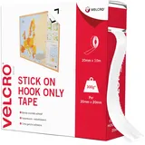 VELCRO Brand Klettband selbstklebend Haken 20 mm x 10 m