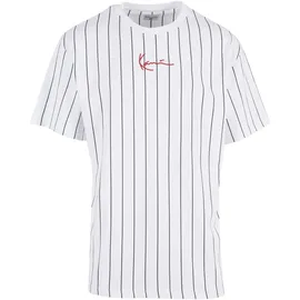 Karl Kani KM222-101-2 KK 2-Pack Pinstripe + Essential Tee weiß S