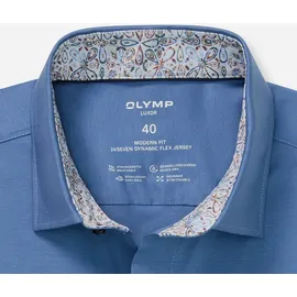 Olymp Langarmhemd Blau 45