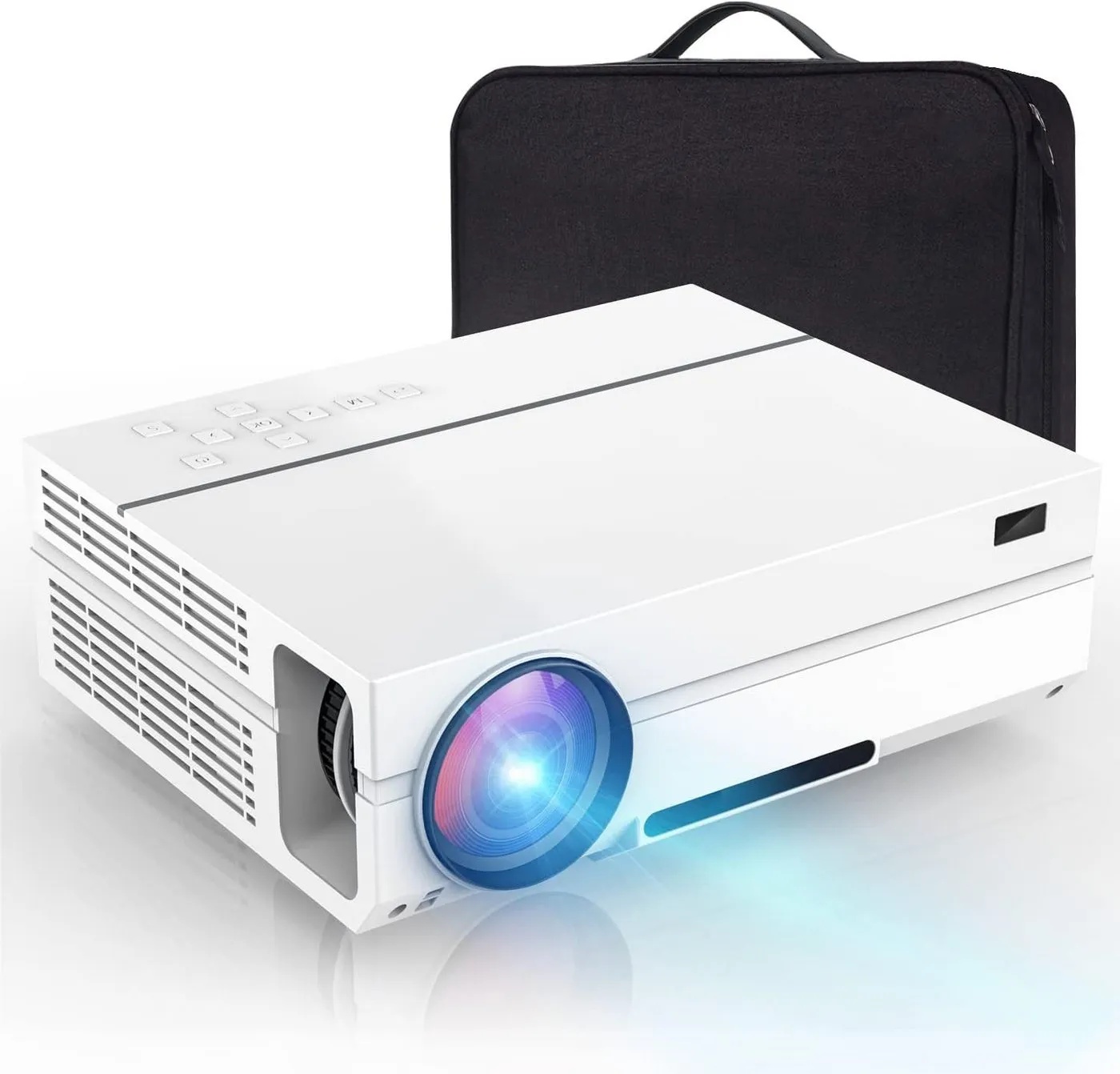HOPVISION Native 1080P Full HD LED Video Portabler Projektor (7500 lm, 8000:1, 1920*1080 px, 300