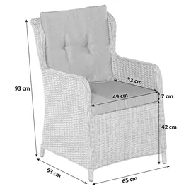 Merxx Ostiano Sessel inkl. Auflagen 2er-Set