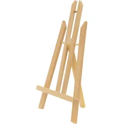 ECD Germany Tischstaffelei klein verstellbar 22x14x40,5 cm Braun aus Holz