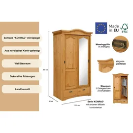 Home Affaire Konrad 111 x 207 x 64 cm natur