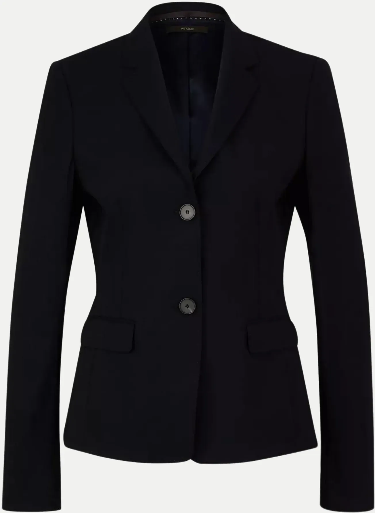Regular-Fit Blazer Schwarz 44