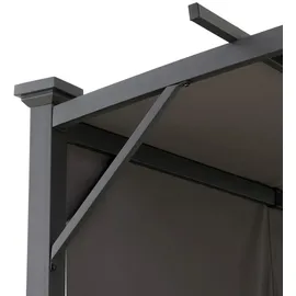 Sunjoy Modante Pergola 2,26 x 3 m Grau