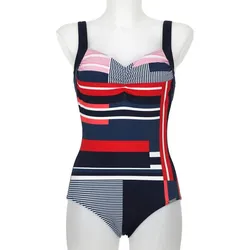 SUNMARIN Damen Badeanzug Badeanzug, blau, 38C