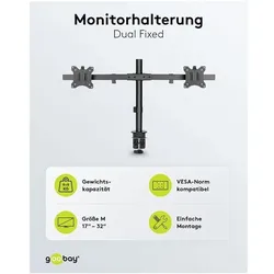 goobay Bildschirm-Schwenkarm »Fix« schwarz