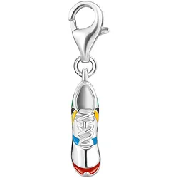 Charm-Einhänger THOMAS SABO "bunter Sportschuh, 2172-007-7", silber (silberfarben), Charms, Damen, Silber 925 (Sterlingsilber)