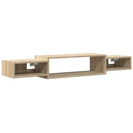 vidaXL Wandmontierter TV-Schrank Wandhalterung Sonoma-Eiche