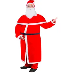 vidaXL Weihnachtskostüm Weihnachtsmann Mantel Kostüm-Set