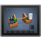 SunKol 15 Zoll lüfterloser Industrie-Panel-PC, All-in-One-Industrie-Embedded-Panel-PC mit kapazitivem Touchscreen, 2 x USB 2.0, 2 x USB 3.0, HDMI, 2 x RS232, LAN (i3-3217U, 8 GB RAM 128 GB SSD)
