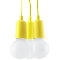 Sollux Lighting Hängeleuchte DIEGO 3 gelb