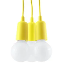 Sollux Lighting Hängeleuchte DIEGO 3 gelb