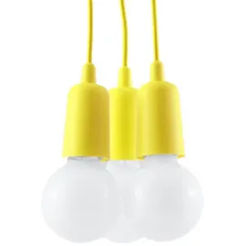 Sollux Lighting Hängeleuchte DIEGO 3 gelb