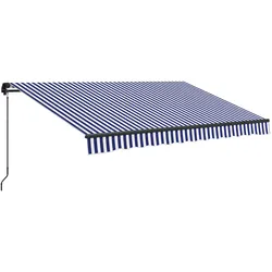 Outsunny Markise Polyesterstoff, Aluminium