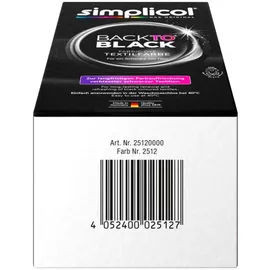 Heitmann simplicol Back-To-Black Farberneuerung für ein intensives Schwarz | Farb- & Fixierpulver | 400 g