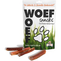 Woef Woef Snacks Hundesnacks Ochsenziemer - 0.08 KG - Leckereien für Hunde - Kausnack, Belohnungssnack - Alle Hunde und jedes Alter ab 8 kg - Keine Zusatzstoffe