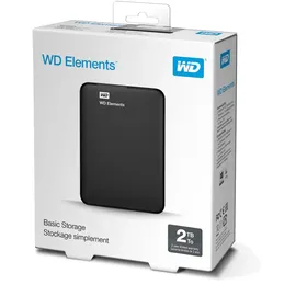 Western Digital Elements Portable 2 TB USB 3.0 WDBU6Y0020BBK-EESN