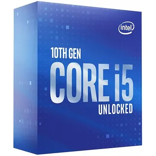 Intel Core i5-10600KF Boxed Prozessor 6x 4,1 GHz LGA1200 12MB Cache 4,8GHz Turbo