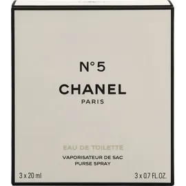 Chanel No. 5 Eau de Toilette refillable 20 ml + Nachfüllung 2 x 20 ml