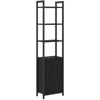 VidaXL Bücherregal 40 x 24 x 161 cm Schwarz