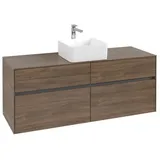 Villeroy & Boch Collaro Waschbeckenunterschrank 140 x 55 cm Arizona Oak