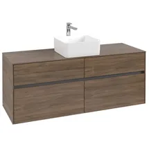 Villeroy & Boch Collaro Waschbeckenunterschrank 140 x 55 cm Arizona Oak