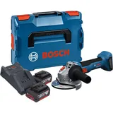 Bosch GWS 18V-8 Professional inkl. 2 x 4,0 Ah + Ladegerät + L Boxx
