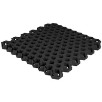 Gum-tech Rasengitter Hexagon Schwarz 4.5 cm Klettern Unisex Schwarz