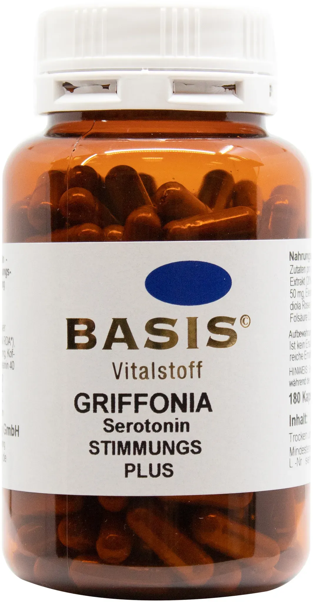 Basis Serotonin Stimmungs Plus/Griffonia, 180 Kapseln