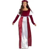 Funidelia | Mittelalter Prinzessin Kostüm für Damen Mittelalter, Prinzessinnen, Königin - Kostüm für Erwachsene & Verkleidung für Partys, Karneval & Halloween - Größe M - Braun
