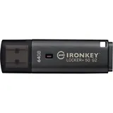 Kingston IronKey Locker Plus 50 G2 FIPS 197, AES-256