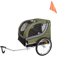 Karlie Flamingo Fahrradanhänger Tybalt Grün – 76 cm L