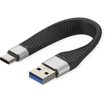 Roline USB-C auf USB-A 0,11 m Schwarz
