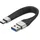 Roline USB-C auf USB-A 0,11 m Schwarz