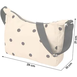 WOUF Downtown Umhängetasche Synthetik Beige/Schwarz