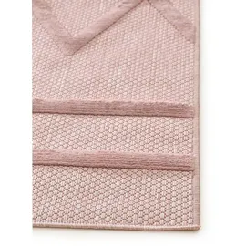 benuta Kunstloft Teppich, Pink, Kunststoff, Grafikmuster, Rechteckig, 80x1 cm, Gots, wasserabweisend, Teppiche & Böden, Teppiche, Outdoorteppiche