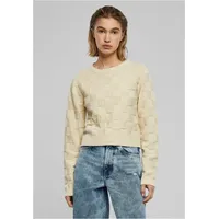 URBAN CLASSICS Check Knit Pullover Sand S