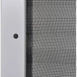 vidaXL Insektenschutz-Plissee für Fenster 80 x 120 cm Schwarz