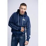 Lonsdale Achavanich Reißverschlusspullover Herren Dark Navy/White 3XL