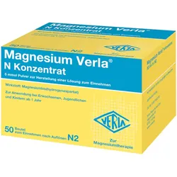 Magnesium Verla N Konzentrat Pulver 50 St Pulver zur Herstellung einer Lösung zum Einnehmen