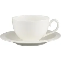 Villeroy & Boch Cappuccinotasse mit Untertasse 0,31 l Weiß 1
