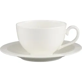 Villeroy & Boch Cappuccinotasse mit Untertasse 0,31 l Weiß 1