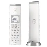 PANAS TEL.CORDLESS KX-TGK212JTW WEISS DECT GAP design DUO, 1,5'' Display Freisprechen, Telefonbuch 50 Nummern - Weiß