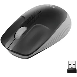 Logitech M190 Wireless Mouse, Grau, USB USB-Nano Empfänger, 1000 DPI Auflösung